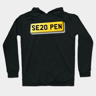 SE20 PEN Number Plate Hoodie